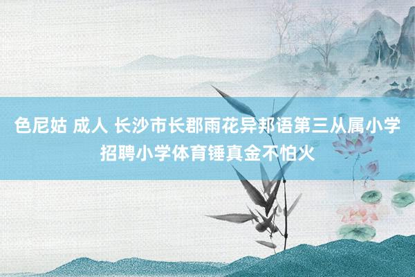 色尼姑 成人 长沙市长郡雨花异邦语第三从属小学招聘小学体育锤真金不怕火